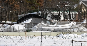 [화보] 한바탕 내린 폭설이 남겨놓은 흔적