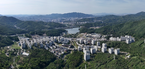 의왕 백운밸리 항공사진. 2024.12.1 /의왕 백운PFV(주) 제공