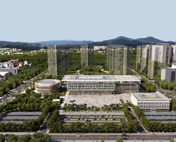 평택시 신청사 건립사업 국제설계공모 당선작. 2024.12.2 /평택시 제공