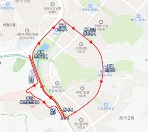 용인시, ‘동백지구’ 자율주행차 시범운행지구 상세노선 공개