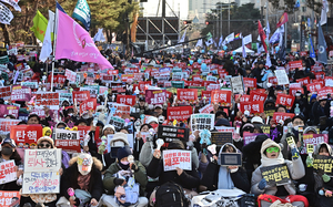 [화보] 여의도 채운 탄핵촉구 열기
