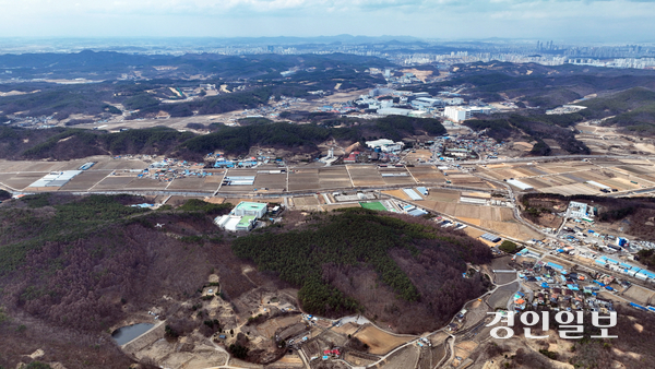 사진은 대규모 시스템 반도체 국가산업단지로 지정된 용인시 남사읍 일대. /경인일보DB
