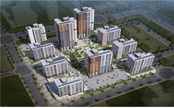 평택고덕 국제화지구 A-58블록  조감도.