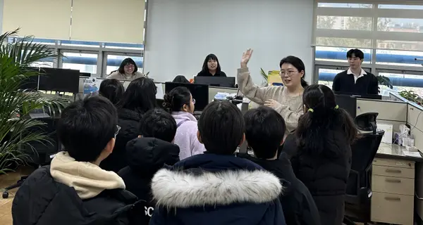 도서관 연합 독서 교실 ‘겨울방학 도서관 어때’진행모습./고양시제공