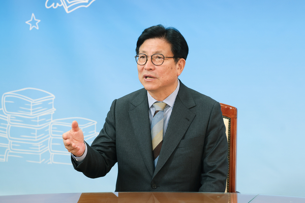 도성훈 인천시교육감이 인천 교육을 이끈 지 8년차를 맞았다. 그는 올해 ‘학교 현장 지원 강화’를 역점적으로 추진하겠다고 했다. /인천시교육청 제공