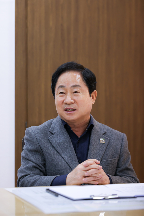 주광덕 남양주시장은 “첨단산업기반 구축, 글로벌·앵커기업 유치, 경춘선~수인분당선 직결 추진 등 체감할 수 있는 성과를 도출하기 위해 전력을 다할 계획”이라고 말했다. /남양주시 제공