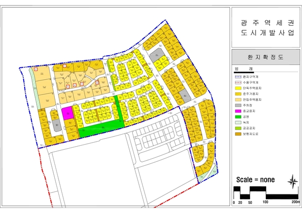 광주역세권 도시개발사업 구역 내 체비지 역동 277번지. 2025.1.14 /광주시 제공