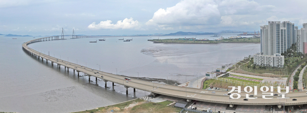 제2순환고속도로 송도~안산 구간 람사르습지. /경인일보DB
