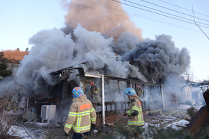 양평 주택서 ‘방화 추정 불’… 2명 심정지 상태 발견