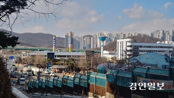 민간사업자가 데이터센터 유치를 추진하고 있는 만안구 박달동 준공업단지 일대. 2025.2.10 안양/박상일기자 metro@kyeongin.com