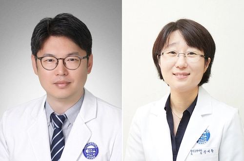 분당 차병원 암센터 전홍재·강버들 교수. /분당차병원 제공