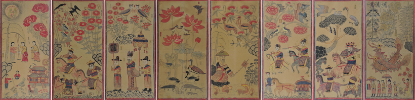 삼국지도(三國志圖) Painting on the Romance of the Three Kingdoms, 조선, 지본채색. /경기도미술관 제공