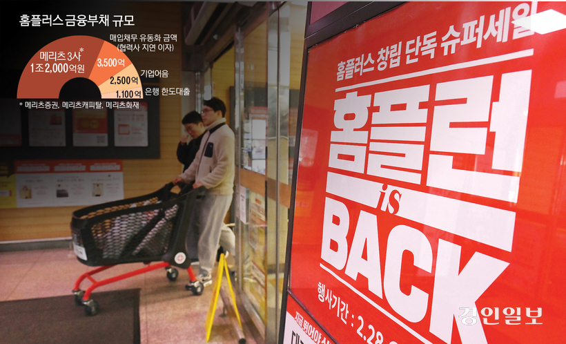 홈플러스가 서울회생법원에 기업회생절차 개시를 신청한 가운데 경기도내 매장 폐점 등 사업장 정리 절차가 가속화될 전망이다. 4일 경기도내 한 홈플러스 매장에서 시민들이 장을 보고 나오고 있다. 2025.3.4 /최은성기자 ces7198@kyeongin.com