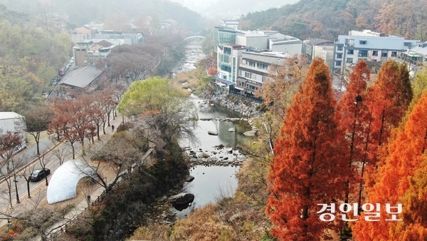 안양9경 중 제1경으로 꼽히는 안양예술공원 일대. /안양시 제공