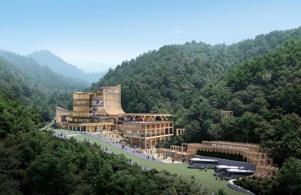 광주시가 전국 최대규모의 목재교육종합센터를 개장하는 가운데 사진은 공모작에 당선된 조감도. /광주시 제공