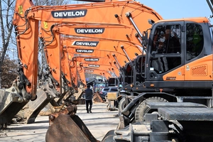 [포토] 일감 끊긴 건설업계