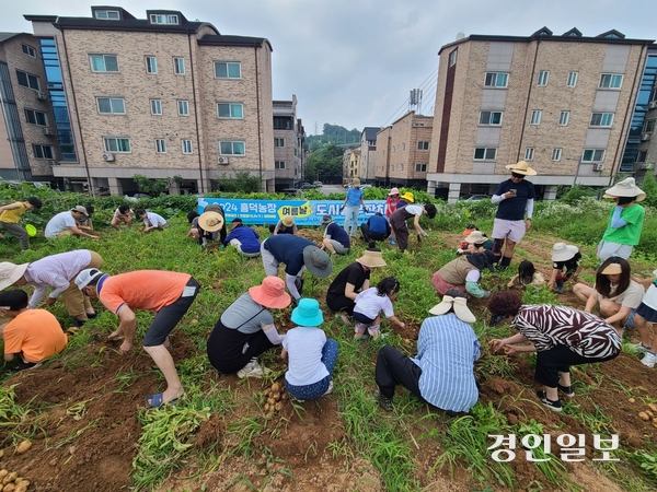 경기도와 경기도농수산진흥원이 용인시 흥덕지구에 있는 ‘경기도민텃밭’ 참여자를 모집한다. 2025.3.14 /경기도 제공.