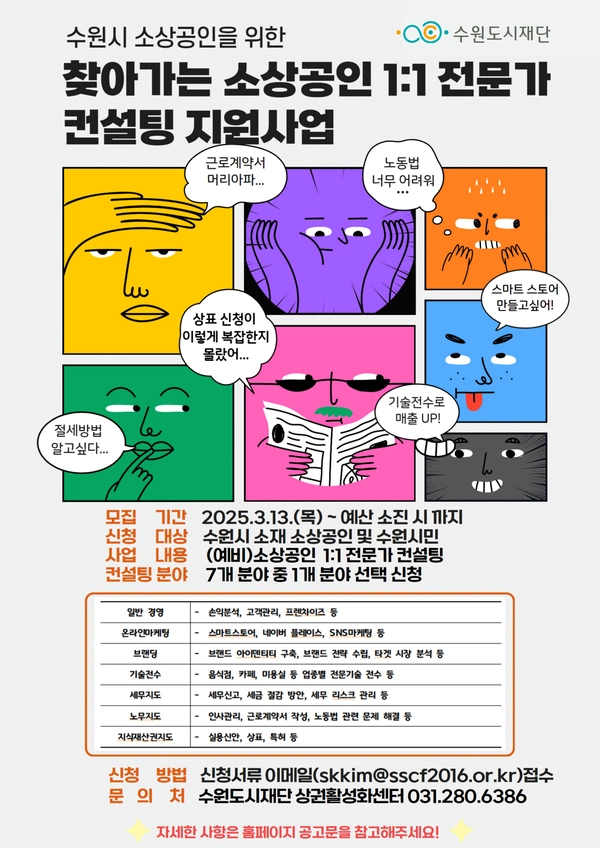2025년 찾아가는 소상공인 1:1 전문가 컨설팅 지원사업