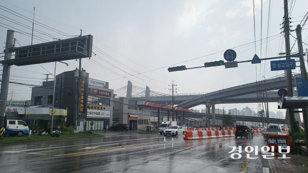 세종~포천 간 고속도로 서하남JCT 건설 현장. 하남/김종찬기자 chani@kyeongin.com