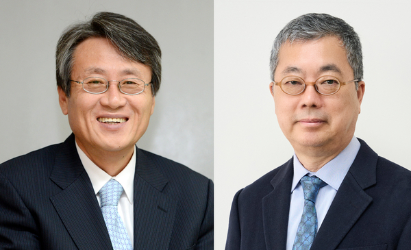 경인일보사 김영모 부회장 겸 인천본사 사장(왼쪽) 및 홍정표 대표이사 사장