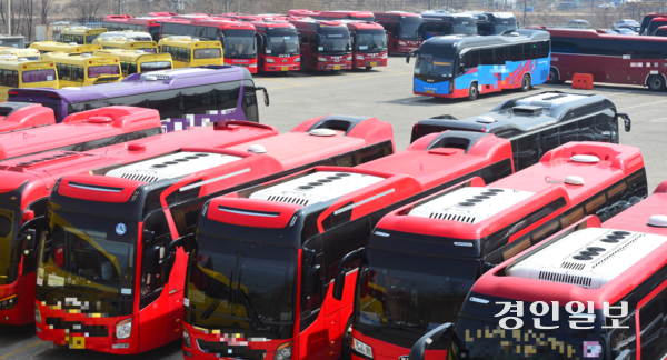 전세 관광버스 업체 차고지. /경인일보DB