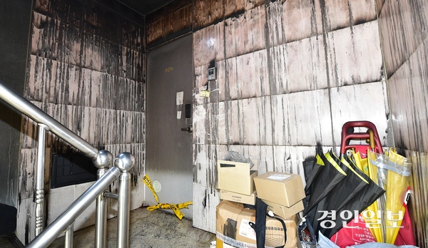 지난달 27일 오전 인천시 서구 심곡동의 한 빌라에 폴리스라인이 설치 되어 있다. 2025.2.27 /조재현기자 jhc@kyeongin.com