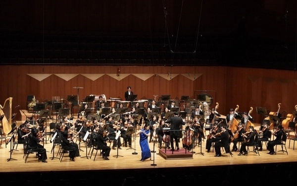 지난 2일 예술의전당 콘서트홀에서 열린 ‘2025 교향악 축제’에서 연주하고 있는 인천시립교향악단. 2025.4.2 /예술의전당·인천시향 제공