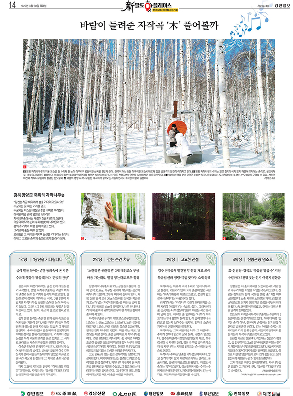 경인일보 3월 20일자 14면 지면