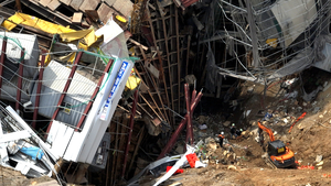 [종합] 광명 신안산선 붕괴사고 실종자 엿새째 숨진 채 발견