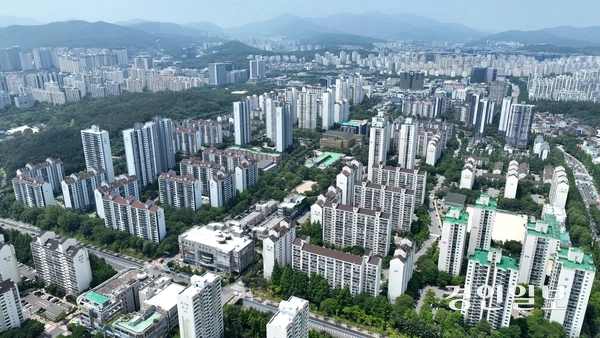 재건축을 앞두고 있는 분당신도시 전경. /경인일보DB