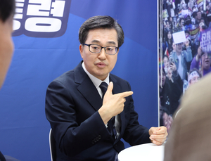 김동연 “경기 남·북부 편차 심각… 북부특별자치도 반드시 설치할 것” [한신협 공동 대선 주자 인터뷰]