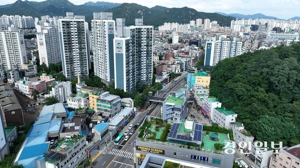 오는 7월 1일부터 행정동 명칭이 ‘호현동’으로 변경되는 안양시 박달2동 일대 전경. /안양시 제공
