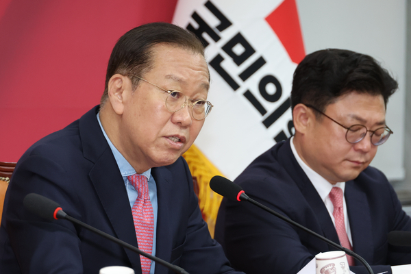 국민의힘 권영세 비상대책위원장이 10일 서울 여의도 국회에서 사상 초유의 대선 후보 교체에 대한 입장을 밝히고 있다. 2025.5.10 /연합뉴스