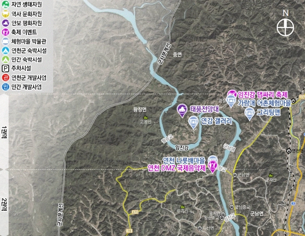 연천군이 임진강 유역 관광벨트화를 추진하기 위해 오는 2026년 말까지 태풍전망대 일원에 대한 리모델링을 추진한다. 2025.5.13 /연천군 제공