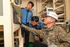해군2함대, 태안해양경찰서에 함포·탄약 안전검사 지원