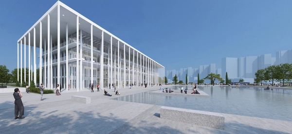 ‘도서관의 허브’로 조성되는 ‘중앙도서관’은  대형 복합지식문화시설이다. 시민들에게 균형 잡힌 정보 접근성을 제공하고 디지털 시대에 걸맞은 복합기능을 갖춘 스마트 도서관으로  건축된다. /평택시 제공