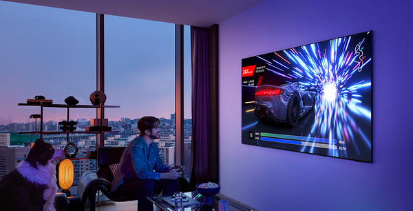 엔비디아의 지싱크 호환 인증을 받은 삼성전자 2025년형 OLED TV(SF95)는 디스플레이 주사율이 그래픽카드의 프레임 속도에 동기화돼 게임의 몰입도를 높인다. /삼성전자 제공