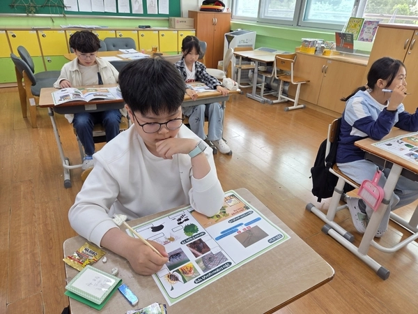 여주 흥천초등학교는 지난 19일 3~5학년 학생들을 대상으로 여주곤충박물관과 함께하는 ‘곤충 창의·인성 공유학교’ 프로그램을 진행했다. 2025.5.19 / 여주교육지원청 제공