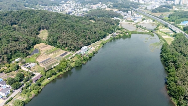 서랑저수지 전경 / 오산시 제공