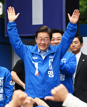 <속보>지상파 방송3사 “이재명 더불어민주당 대선 후보 당선 유력”