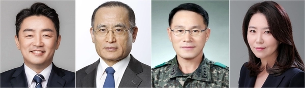 이재명 대통령은 대통령 비서실장으로 강훈식 국회의원(왼쪽 부터), 안보실장에 위성락 국회의원, 경호처장에 황인권 전 육군 대장, 대변인에 강유정 국회의원을 임명했다고 4일 대통령실이 밝혔다. 2025.6.4 /연합뉴스
