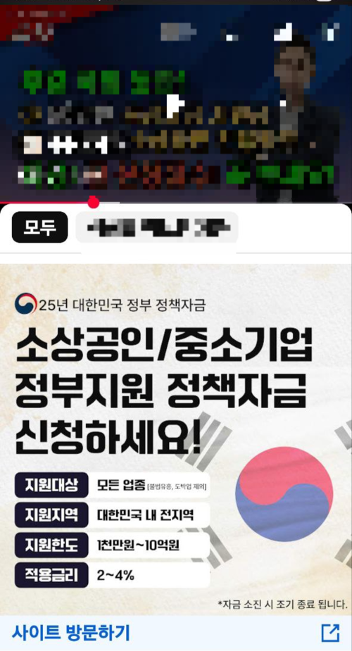 유튜브와 인스타그램 등 SNS(사회관계망서비스)에서 노출되고 있는 허위 광고. /독자 제공