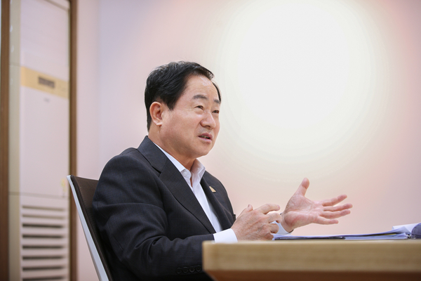 주광덕남양주시장이 별내선 연장 예타를 재추진 한다고 밝혔다. 2025.6.10 / 남양주시 ㅈ공