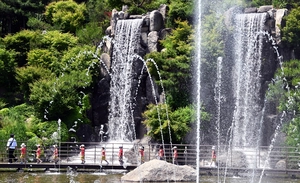 [포토] 더위 식히는 물줄기