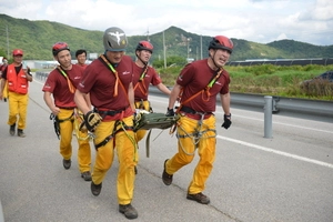 인천시산악연맹 산악구조대, 민관 합동 산악구조 경진대회 ‘우수상’ 수상