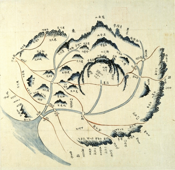 고지도로 본 시흥행궁, 시흥현 지도(1872년). /서울대학교 규장각 소장