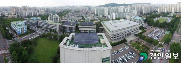 인천 남동구 구월동 인천시청과 인천시교육청 일대 주거 지역. /경인일보DB