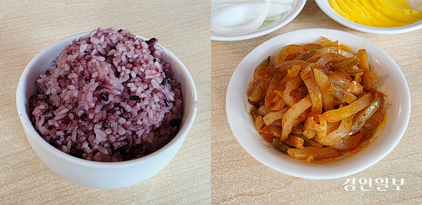 짬뽕밥을 시키면 잡곡밥을 내어주는 세심한 배려가 엿보인다. 짜사이가 맛있는 중국집은 실패할 확률이 적다. /황성규기자 homerun@kyeongin.com