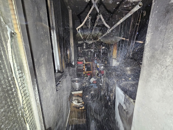 화재 현장./ 경기도소방재난본부 제공