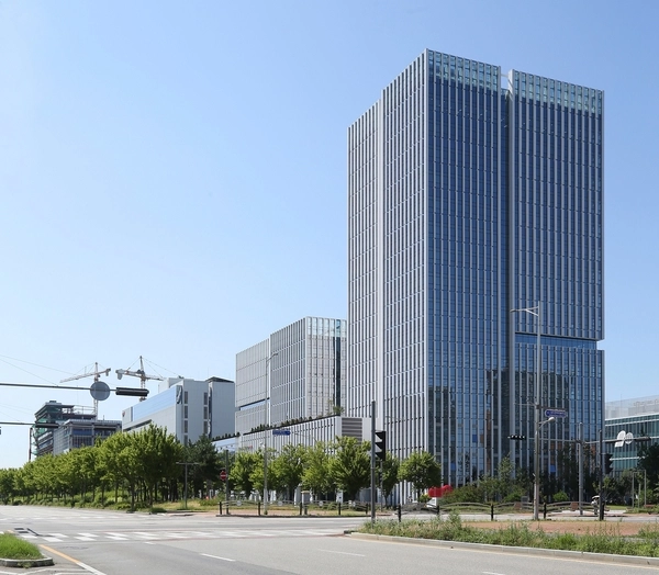 최근 준공된 오스템글로벌 송도 사옥 / 인천경제청 제공